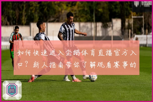 如何快速进入企鹅体育直播官方入口？新人指南带你了解观看赛事的最佳体验